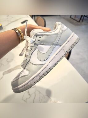 Nike White Low-Top Leather Sneakers